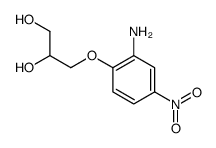 3-(2-amino-4-nitrophenoxy)propane-1,2-diol Structure