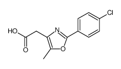 [2-(4-Chloro-phenyl)-5-Methyloxazol-4-yl]-acetic acid结构式