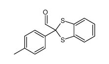 2-(4-methylphenyl)-1,3-benzodithiole-2-carbaldehyde Structure