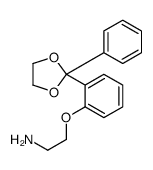 2-[2-(2-phenyl-1,3-dioxolan-2-yl)phenoxy]ethanamine结构式