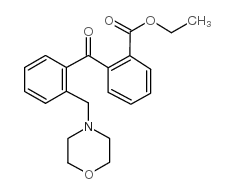 2-CARBOETHOXY-2'-MORPHOLINOMETHYL BENZOPHENONE Structure