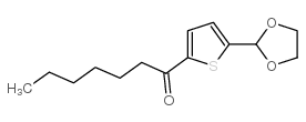 5-(1,3-DIOXOLAN-2-YL)-2-THIENYL HEXYL KETONE结构式