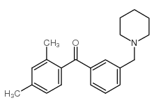 2,4-DIMETHYL-3'-PIPERIDINOMETHYL BENZOPHENONE图片