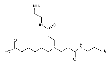 6-{bis-[2-(2-aminoethyl-carbamoyl)-ethyl]-amino}-hexanoic acid Structure