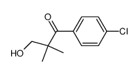 2,2-Dimethyl-3-(4-chlor-phenyl)-propanon-(3)-ol-(1)结构式