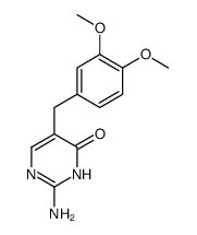 2-amino-5-veratryl-3H-pyrimidin-4-one Structure