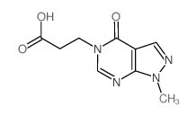 3-(1-Methyl-4-oxo-1,4-dihydro-pyrazolo[3,4-d]-pyrimidin-5-yl)-propionic acid picture