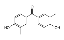 4,4'-dihydroxy-3,3'-dimethyl-benzophenone Structure