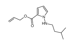 1-(3-methyl-butylamino)-1H-pyrrole-2-carboxylic acid allyl ester Structure