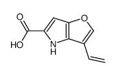 3-vinyl-4H-furo[3,2-b]pyrrole-5-carboxylic acid Structure