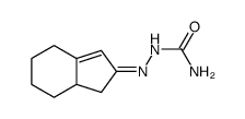 1,4,5,6,7,7a-hexahydro-inden-2-one semicarbazone结构式