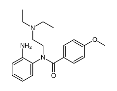 N-(2-aminophenyl)-N-(2-diethylaminoethyl)-4-methoxy-benzamide结构式