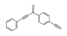 4-(3-phenylprop-2-ynoyl)benzonitrile结构式