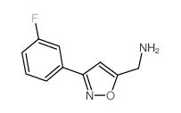 {[3-(3-Fluorophenyl)isoxazol-5-yl]methyl}amine picture