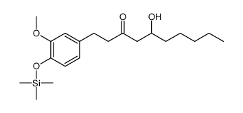 5-hydroxy-1-(3-methoxy-4-((trimethylsilyl)oxy)phenyl)decan-3-one Structure