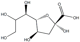 3-Deoxy-β-D-manno-2-octulofuranosonic acid结构式