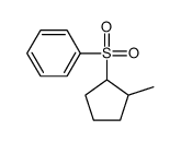 (2-methylcyclopentyl)sulfonylbenzene Structure