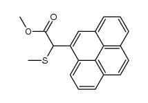 methyl pyren-4-yl(methylthio)acetate结构式