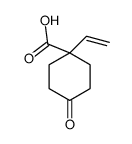 4-oxo-1-vinylcyclohexanecarboxylic acid结构式