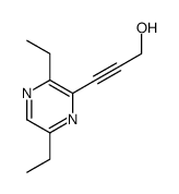 2-Propyn-1-ol,3-(3,6-diethylpyrazinyl)-(9CI)结构式