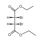 diethyl meso-1,2-dibromosuccinate Structure