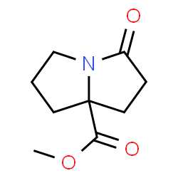 1H-Pyrrolizine-7a(5H)-carboxylic acid, tetrahydro-3-oxo-, methyl ester Structure