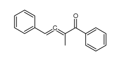 2-methyl-1,4-diphenylbuta-2,3-dien-1-one结构式