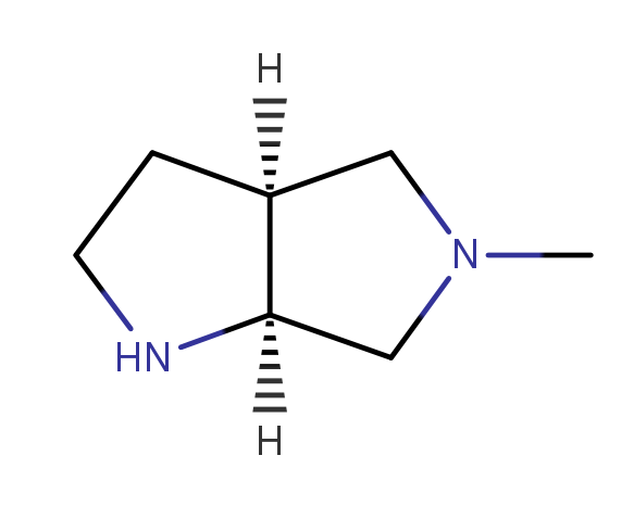 (3aS,6aS)-5-methyloctahydropyrrolo[3,4-b]pyrrole Structure