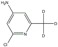 2-Chloro-6-(methyl-d3)-4-aminopyridine structure