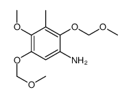 4-methoxy-2,5-bis(methoxymethoxy)-3-methylaniline结构式