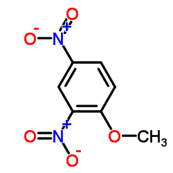 1-Methoxy-2,4-dinitrobenzene Structure