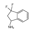 3,3-difluoro-1,2-dihydroinden-1-amine Structure