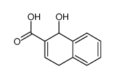 1-hydroxy-1,4-dihydronaphthalene-2-carboxylic acid Structure