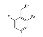 3-Bromo-4-(bromomethyl)-5-fluoropyridine Structure