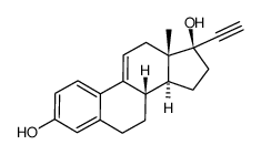 9,11-Dehydro Ethynyl Estradiol Structure