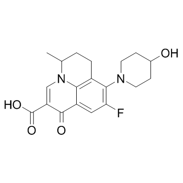 那氟沙星结构式