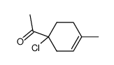 1-(1-chloro-4-methylcyclohex-3-en-1-yl)ethan-1-one Structure