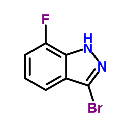 3-Bromo-7-fluoro-1H-indazole structure