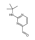 2-(tert-butylamino)pyrimidine-4-carbaldehyde结构式