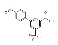 3-(4-acetylphenyl)-5-(trifluoromethyl)benzoic acid结构式