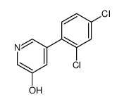 5-(2,4-dichlorophenyl)pyridin-3-ol结构式