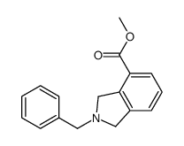 METHYL 2-BENZYLISOINDOLINE-4-CARBOXYLATE Structure