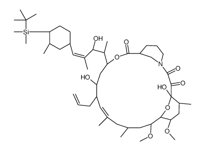 22-羟基-33-叔丁基二甲基甲硅烷氧基-异-FK-506结构式
