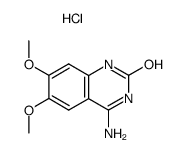 6,7-dimethoxy-4-amino-2-quinazoline hydrochloride结构式