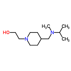 2-(4-{[Isopropyl(methyl)amino]methyl}-1-piperidinyl)ethanol Structure