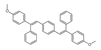 1,4-bis[2-(4-methoxyphenyl)-2-phenylethenyl]benzene Structure