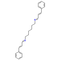 N,N'-双肉桂醛缩-1,6-己二胺结构式