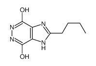 2-butyl-5,6-dihydro-1H-imidazo[4,5-d]pyridazine-4,7-dione Structure