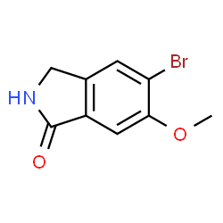 5-Bromo-6-methoxyisoindolin-1-one structure