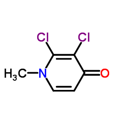 2,3-Dichloro-1-methyl-4-(1H)-pyridone结构式